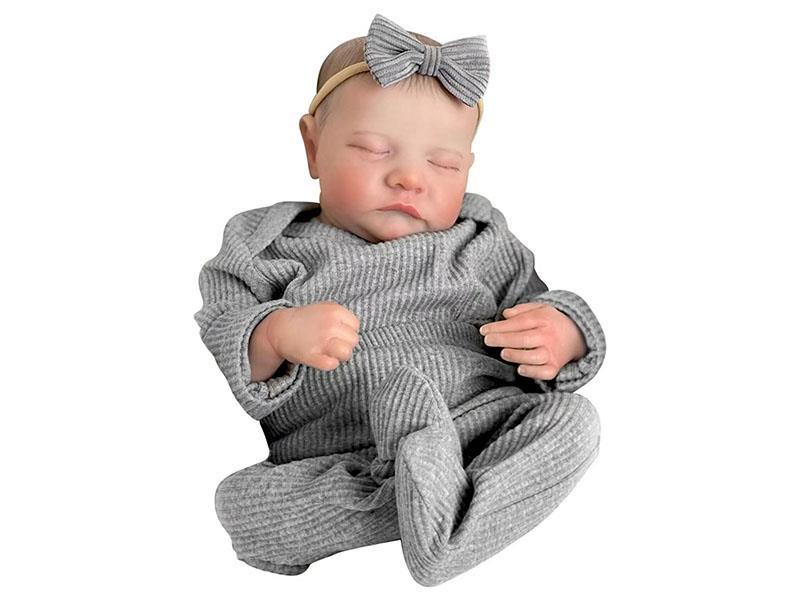 42CM Reborn Doll Soft Rubber High-Fidelity Baby Doll