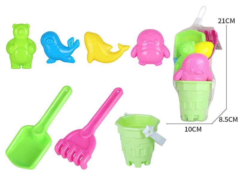 Sea Animal Sand Mold Set 7pcs