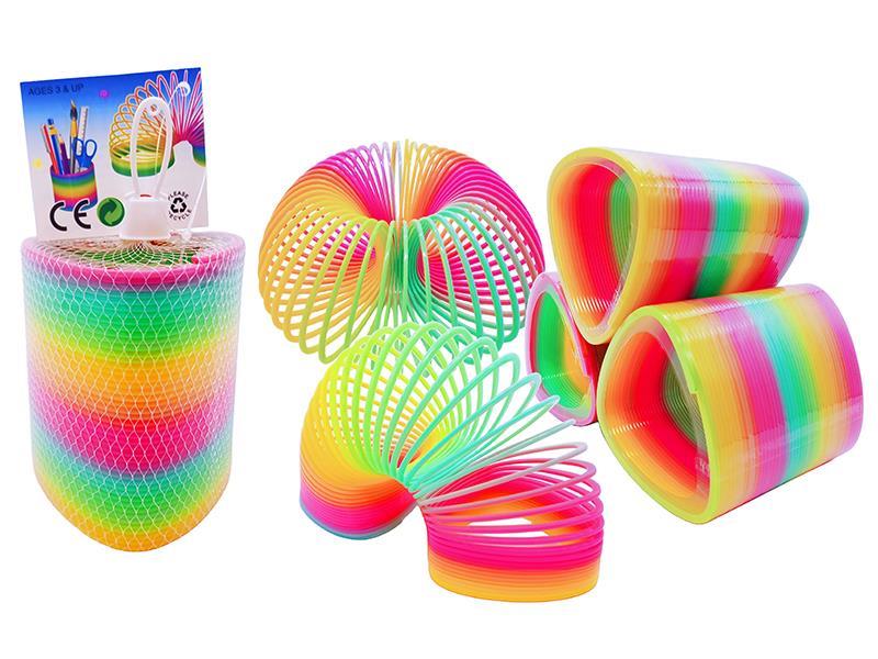 Large Triangular Rainbow Spring Toy