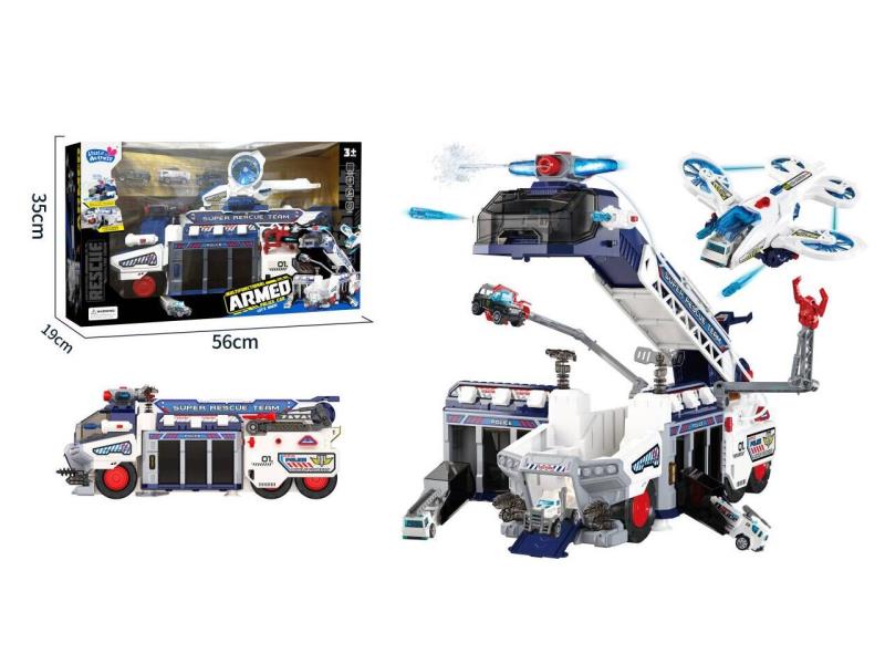 Multifunctional Transformation Police Car