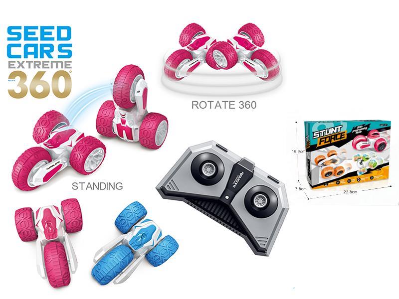 2.4G Remote Control Three Wheels Stunt Car