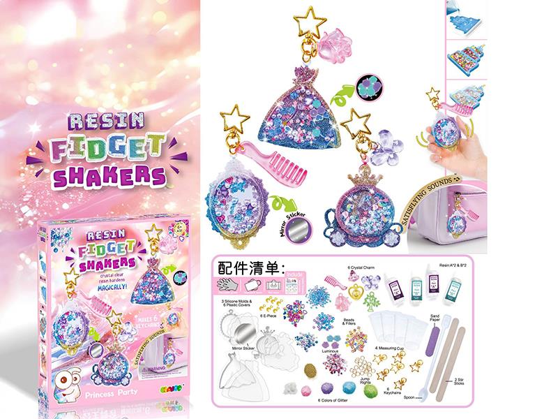 DIY Crystal Keychains - Princess Party