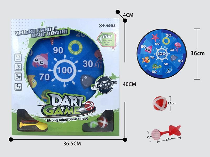Velcro Dartboard(2 Sticky Balls 2 Darts)