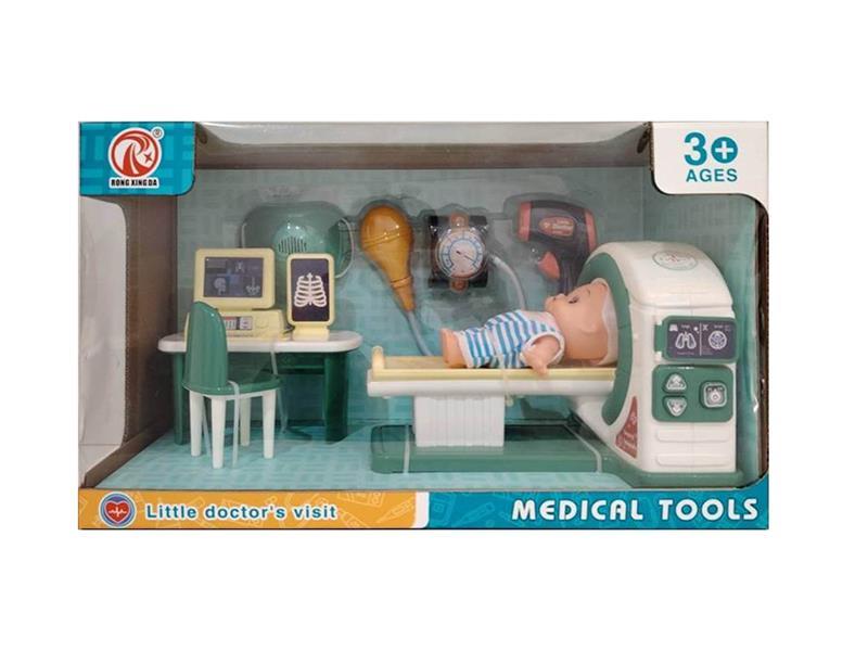 CT Apparatus With Lights And Sound +  Computer With Light + Detection Accessories