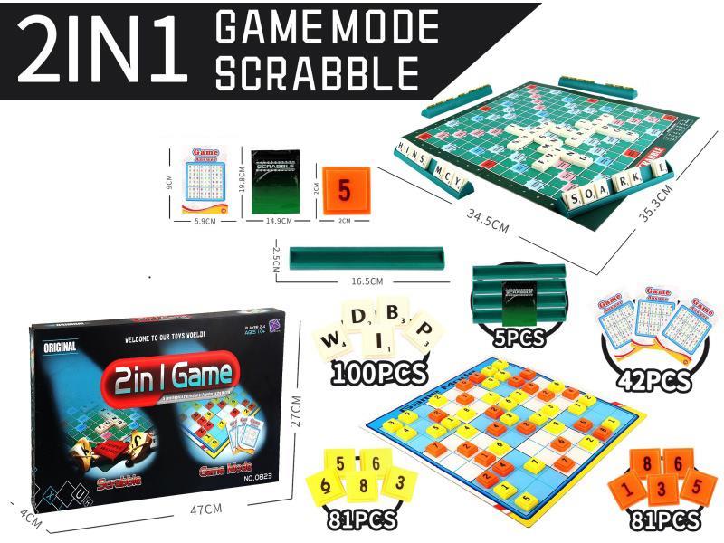 A 2-In-1 Puzzle Board Game Featuring Spelling And Sudoku