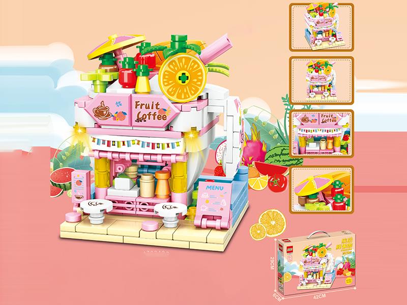 413+pcs Street Scene Series Building Blocks