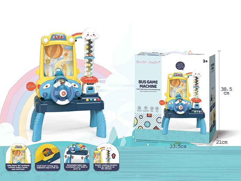 Bus Early Education Game Machine With Light And Music