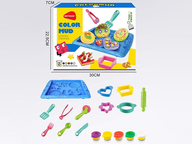 Color Clay Cookies Creation Toy