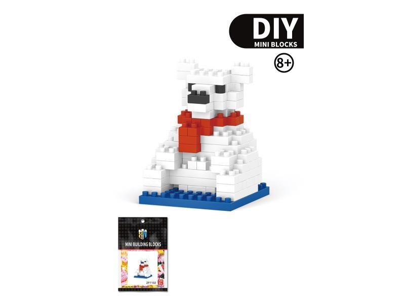 Polar Bear Building Block Animal Series 106 PCS