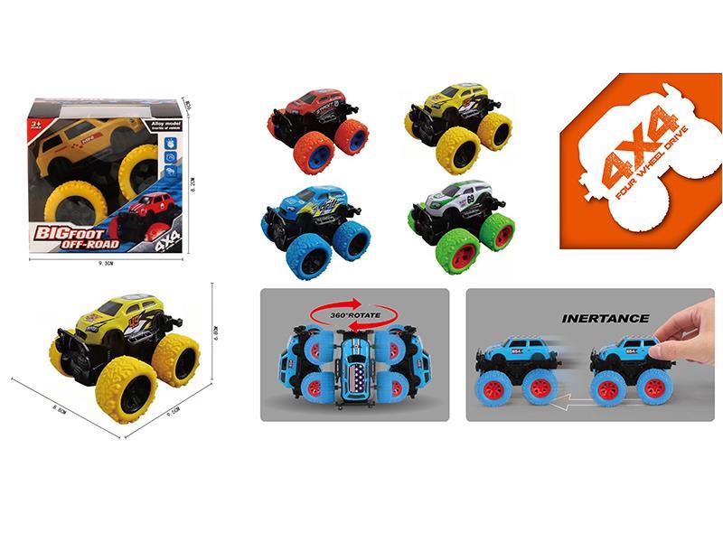 Double Friction Alloy Stunt Off-Road Vehicle