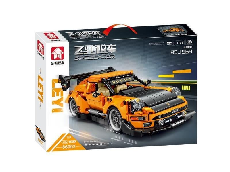 Building Block Supercar - Porsche 964 Sports Car