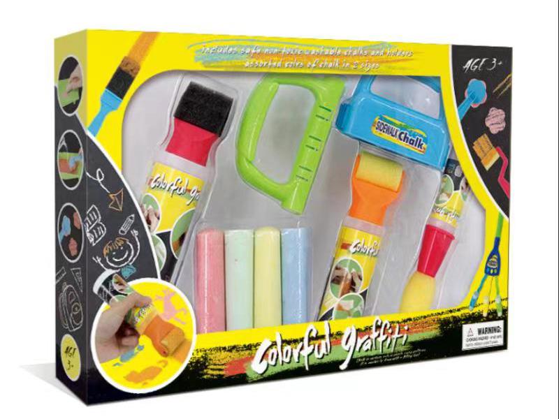 Chalk Colorful Graffiti Set 9pcs