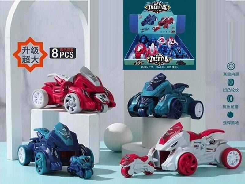 8PCS Friction Motorcycle