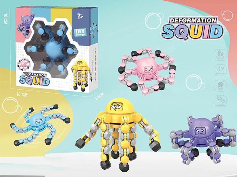 Decompressed Hexagonal Variable Face Gyro Robot