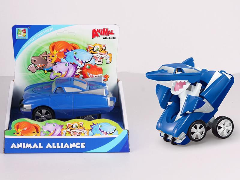 Slide Shark Transformation Car