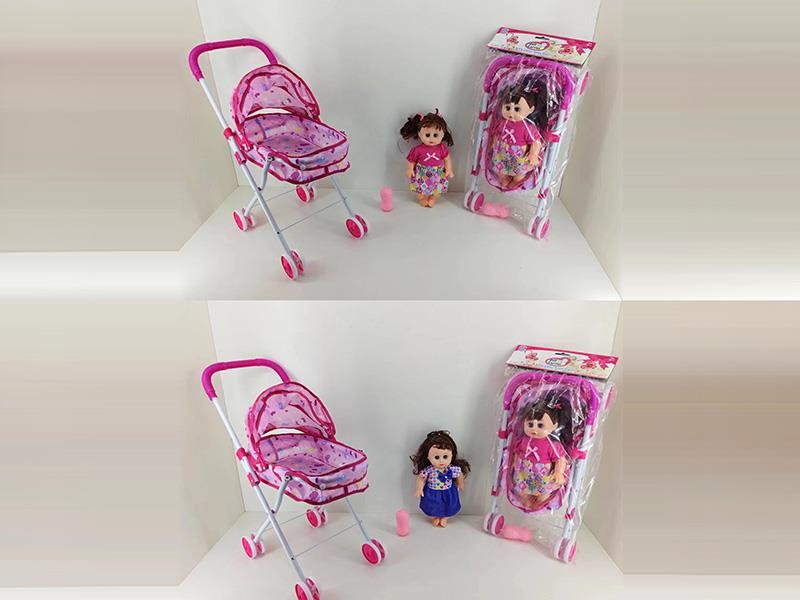 Mix Two Types Of Clothes: An Iron Trolley, A 12-inch Fully Blown Bottle Doll (With IC) With Power And A Baby Bottle
