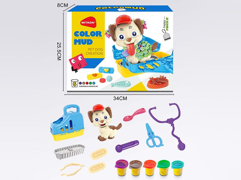Color Clay Pet Dog Creation Veterinary Toys