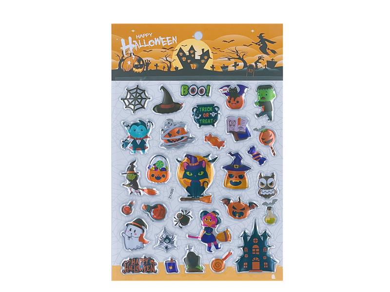 Large Size Halloween 3D Puffy Stickers