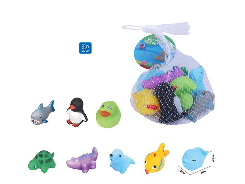 Cute Animals Kids Bath Toy Set