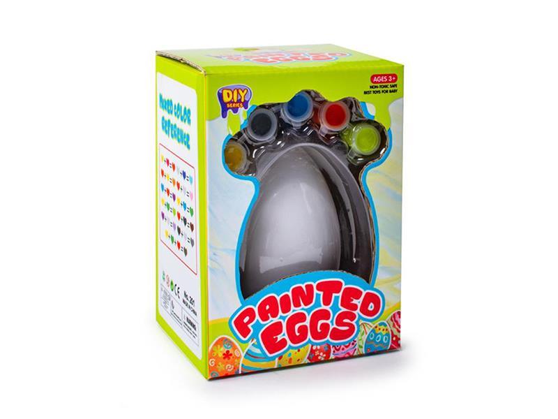 Plaster Coloured Drawing Dinosaur Eggs