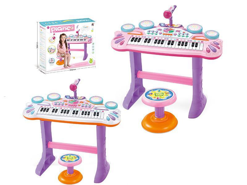Electronic Organ With Foot Frame , Chair