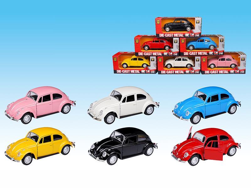 1::32 Volkswagen Beetle Pull Back Alloy Car