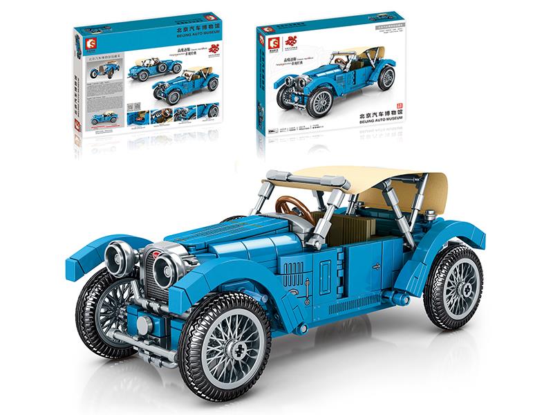Beijing Auto Museum -Bugatti T38 Car Model Building Blocks