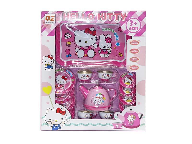Tinplate Tea Set -Hello Kitty