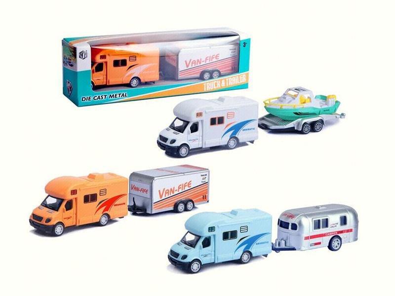 Pull Back Alloy Rv Trailer