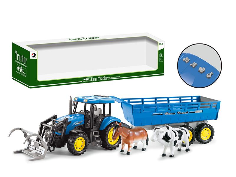 Friction Farm Tractor With Light And Music