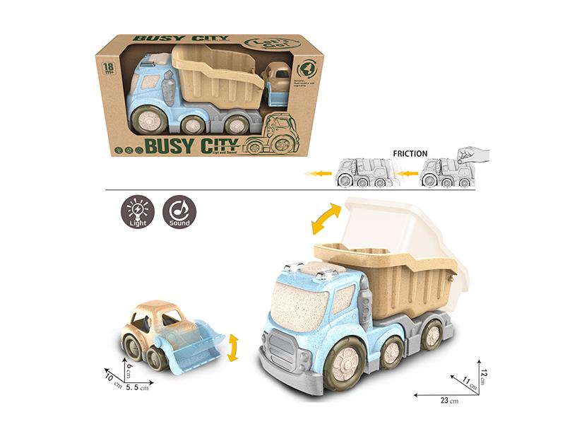 Friction Cartoon Dump Truck