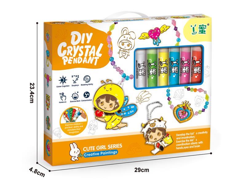 DIY Bake Free Adhesive Painting (Cute Pet Jewelry Series)