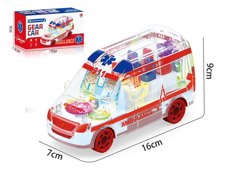 B/O Go And Bump Gear Ambulance With Lights And Music