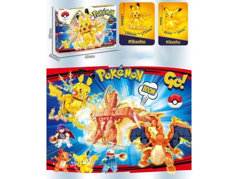 460 PCS Of Pokemon Building Blocks