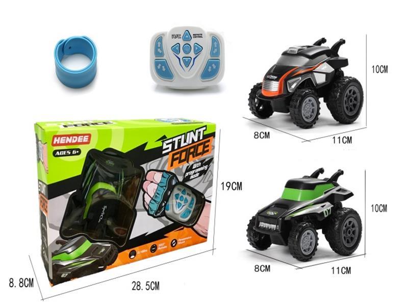 2.4G Programming Watch Remote Control Stunt Car