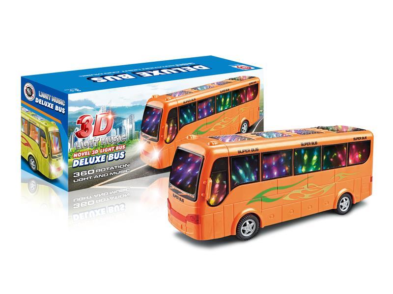 Electric Bus With 3D Lights And Music