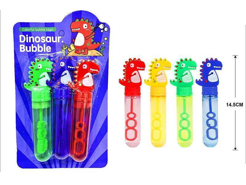3 Dinosaur Bubble Sticks