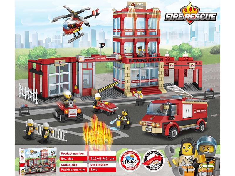Fire Control Series Command Centre Small Particle Building Blocks