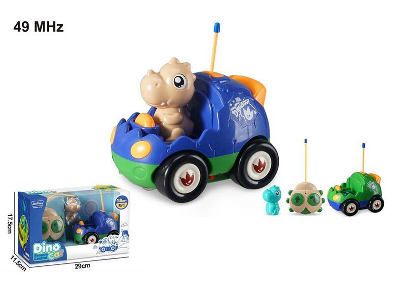 49Mhz Remote Control Cartoon Dinosaur Car