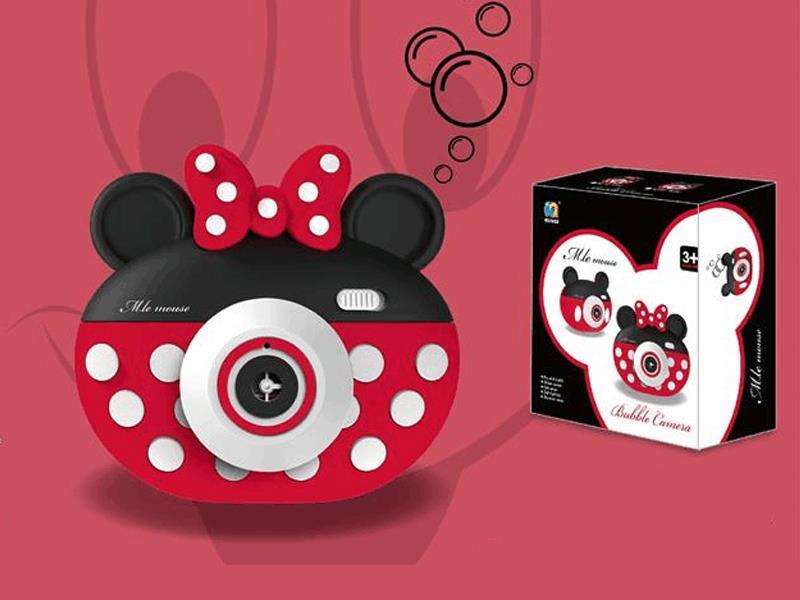 Minnie Camera Bubble Machine With Light And Music