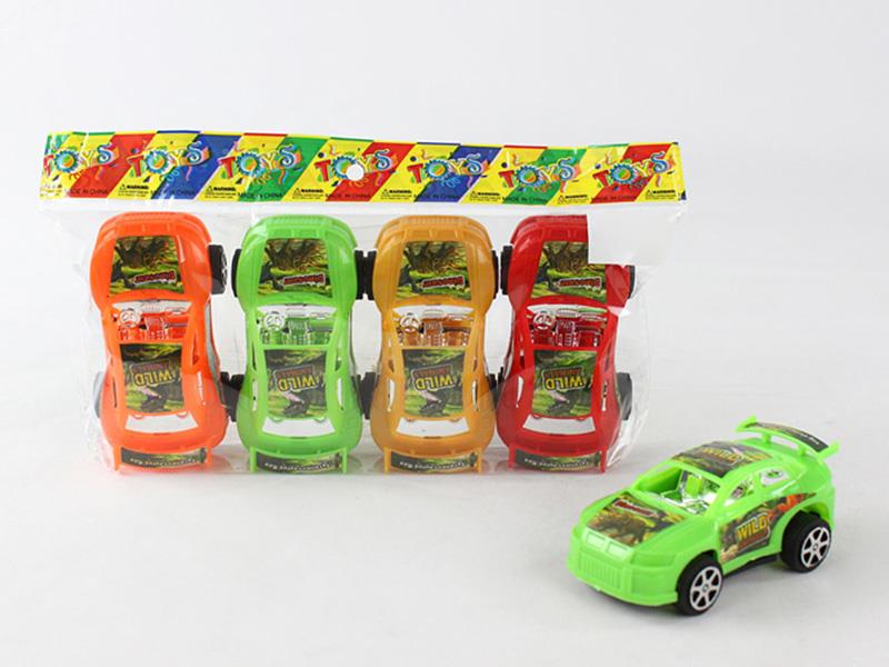 Pull Back Cars 4pcs