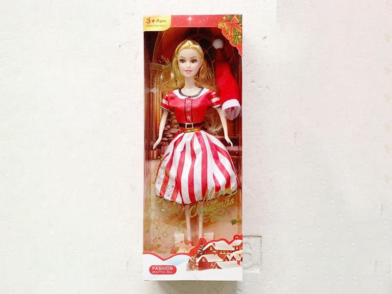 11" Solid Christmas Doll