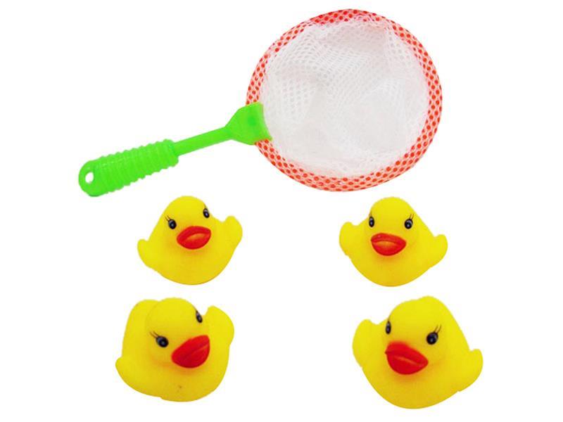 Scoop Net + 4pcs Duck