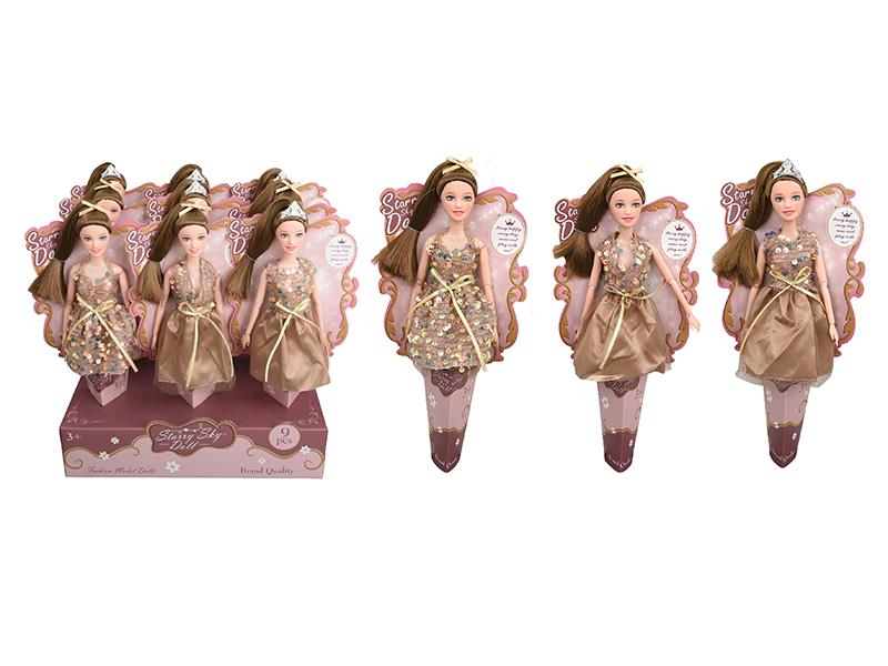 Fashion Princess Doll 9PCS