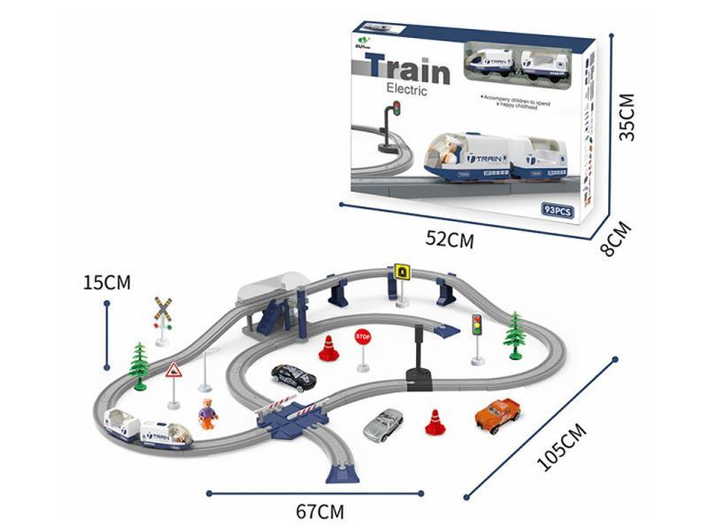 93PCS  Blue Rail Car