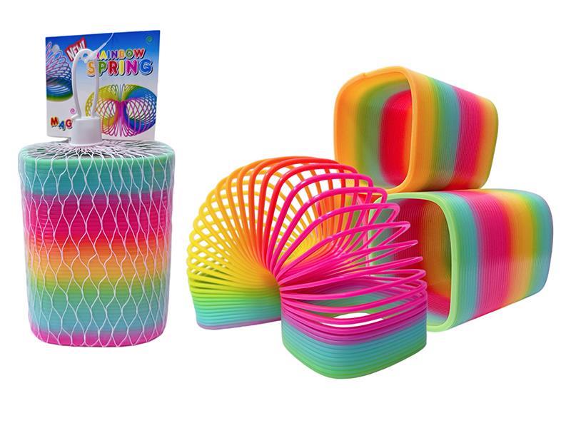Large Quadrate Rainbow Spring Toy