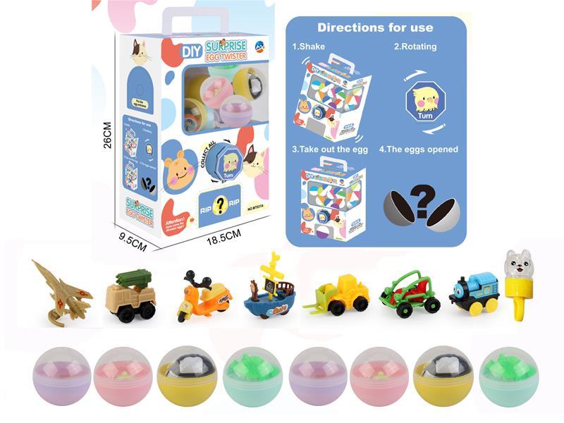 Diy Egg Twisting Machine (Assembled Traffic Toys)