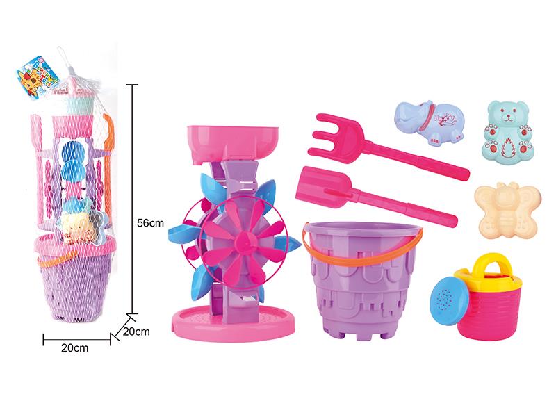 Hourglass Beach Toys Set 8pcs