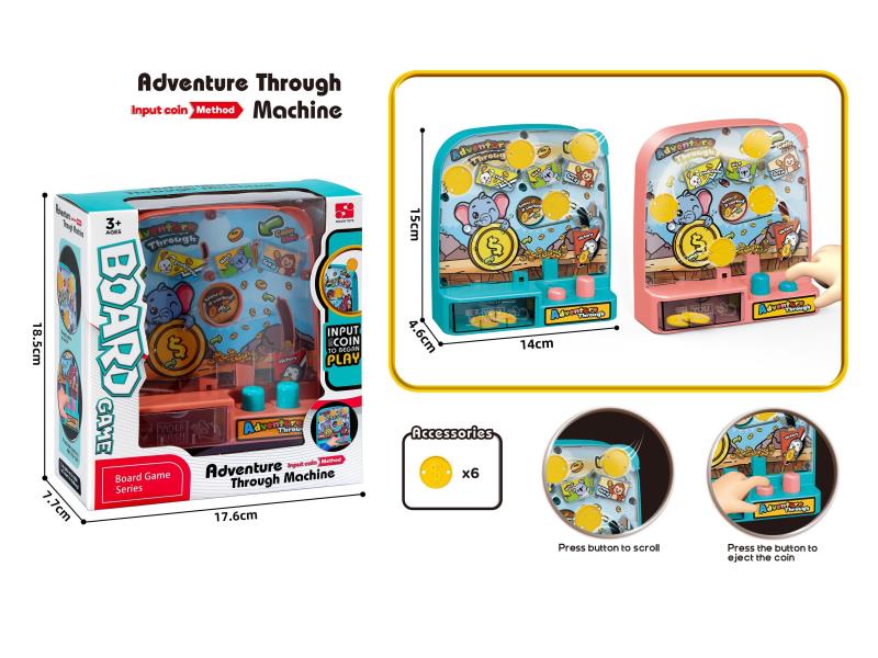 Coin-Operated Game Machine For Level-Breaking