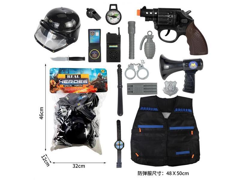 Police Toy Set 16pcs